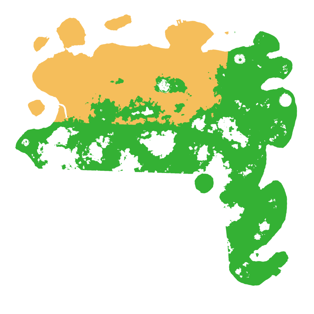 Biome Rust Map: Procedural Map, Size: 4500, Seed: 2100540