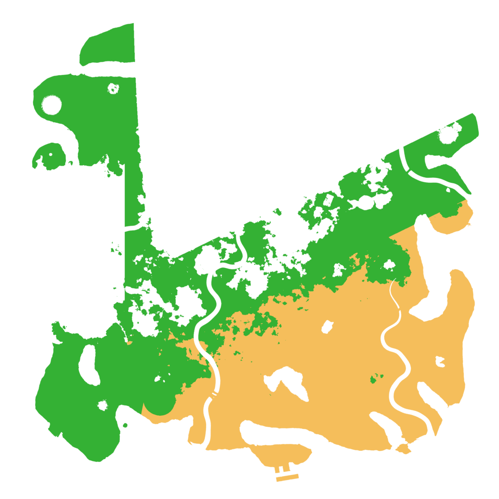 Biome Rust Map: Procedural Map, Size: 4500, Seed: 1642447947