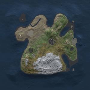 Thumbnail Rust Map: Procedural Map, Size: 2000, Seed: 1363748152, 5 Monuments