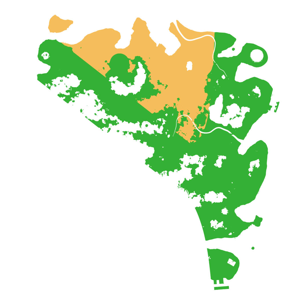 Biome Rust Map: Procedural Map, Size: 4000, Seed: 1688796325