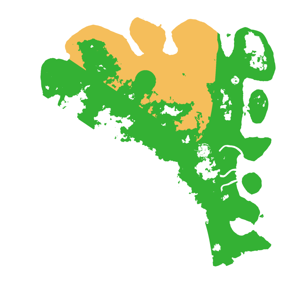 Biome Rust Map: Procedural Map, Size: 3800, Seed: 1987258463