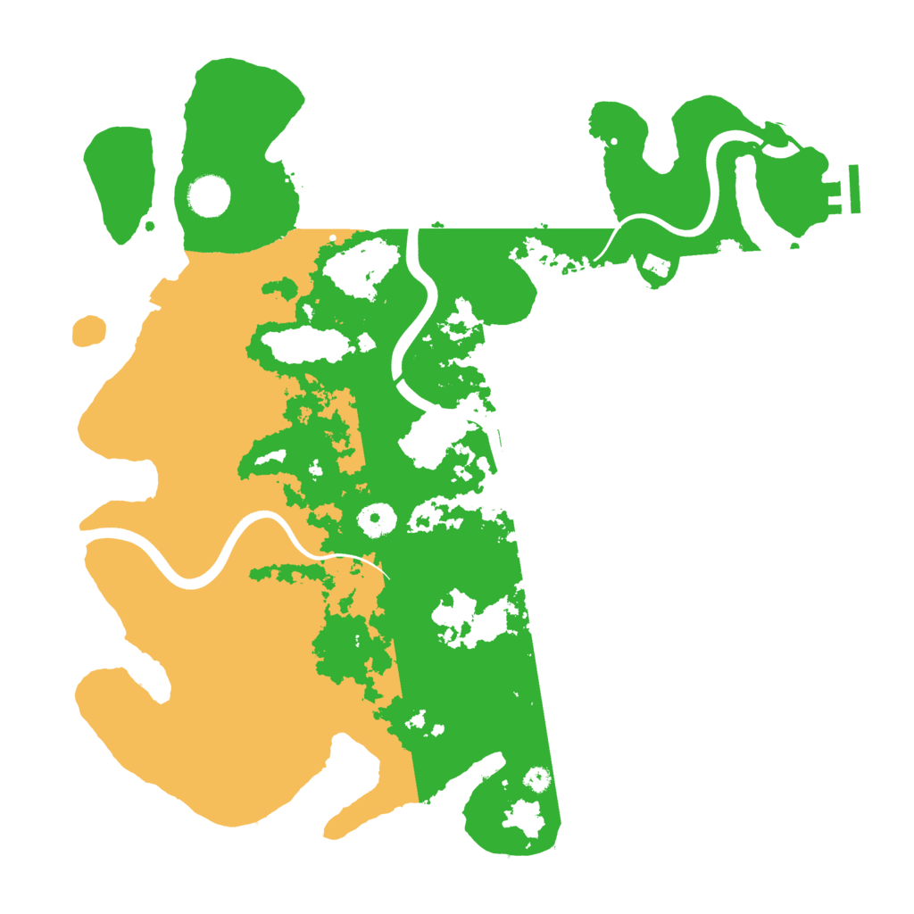 Biome Rust Map: Procedural Map, Size: 3800, Seed: 295115732