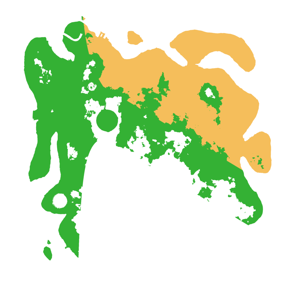 Biome Rust Map: Procedural Map, Size: 3600, Seed: 390020989