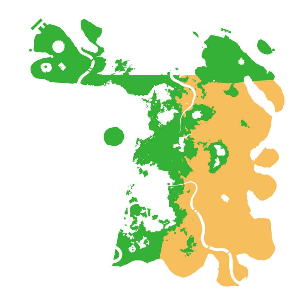 Biome Rust Map: Procedural Map, Size: 4300, Seed: 572689404