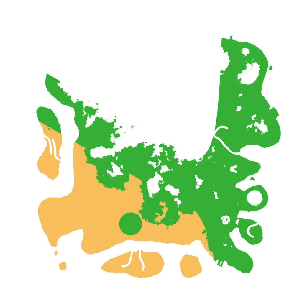 Biome Rust Map: Procedural Map, Size: 3500, Seed: 385515095