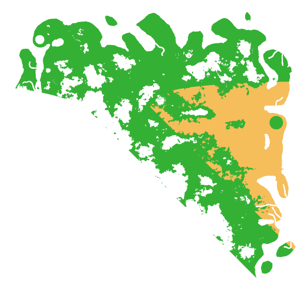 Biome Rust Map: Procedural Map, Size: 6000, Seed: 68354