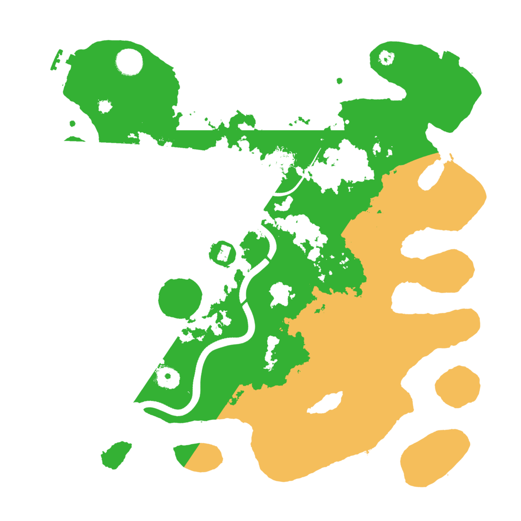 Biome Rust Map: Procedural Map, Size: 3500, Seed: 765952016