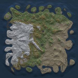 Thumbnail Rust Map: Procedural Map, Size: 4800, Seed: 984021833, 19 Monuments