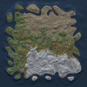 Thumbnail Rust Map: Procedural Map, Size: 4500, Seed: 1025764582, 18 Monuments