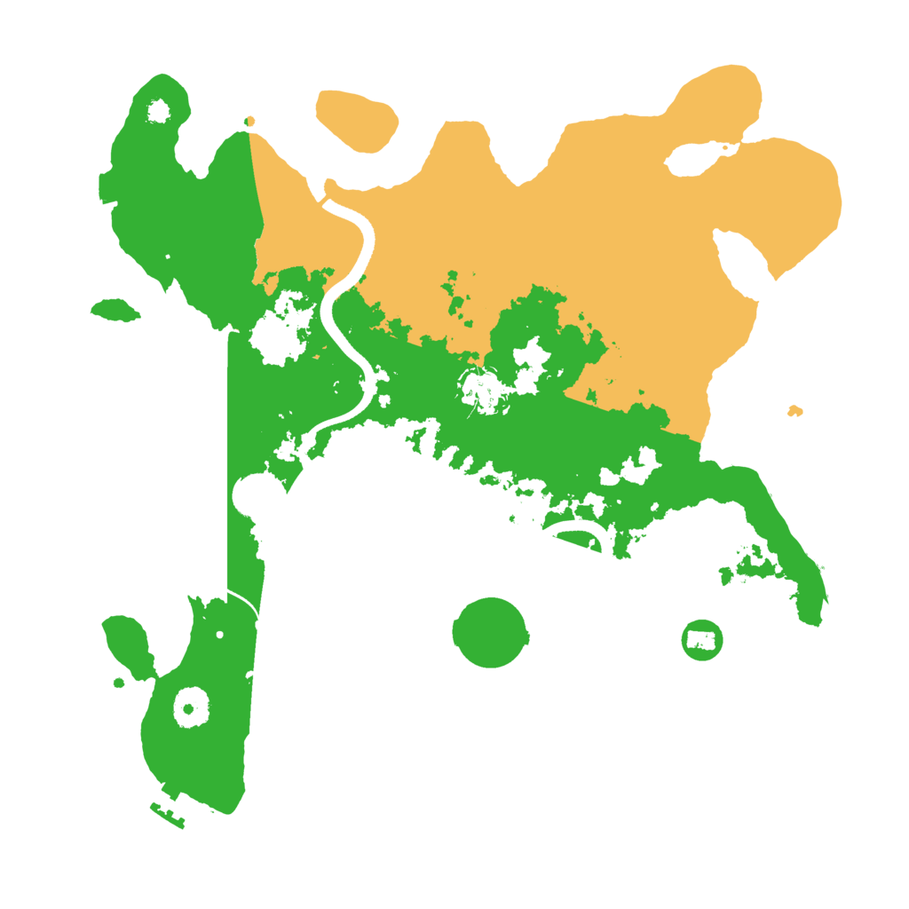 Biome Rust Map: Procedural Map, Size: 3500, Seed: 647561