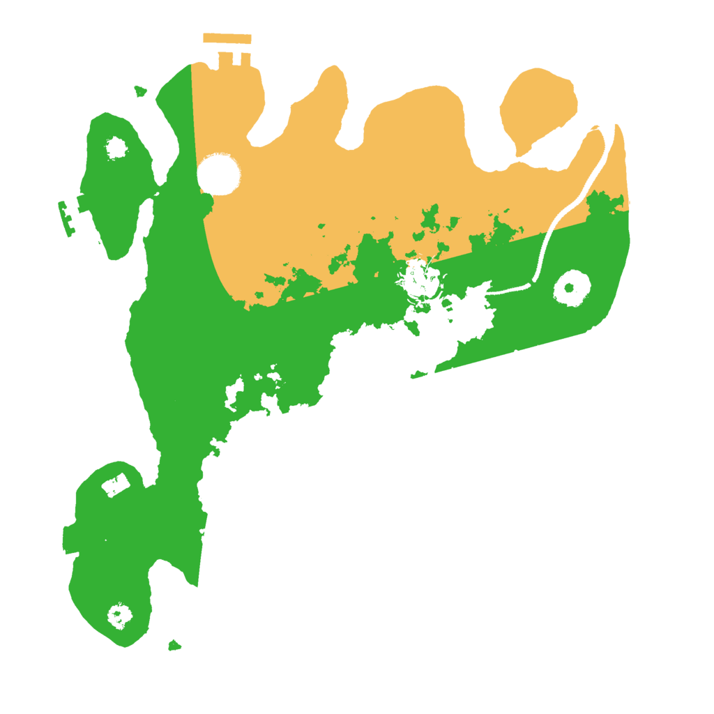 Biome Rust Map: Procedural Map, Size: 3000, Seed: 1016021506