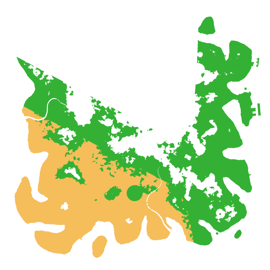 Biome Rust Map: Procedural Map, Size: 4500, Seed: 106870801