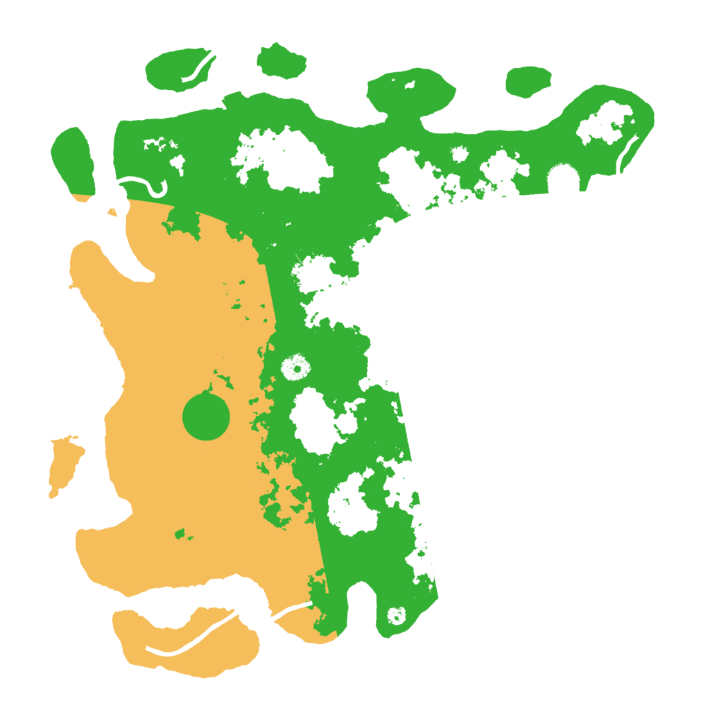 Biome Rust Map: Procedural Map, Size: 3950, Seed: 1225654144