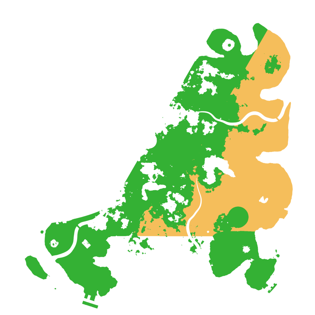 Biome Rust Map: Procedural Map, Size: 4000, Seed: 95718184