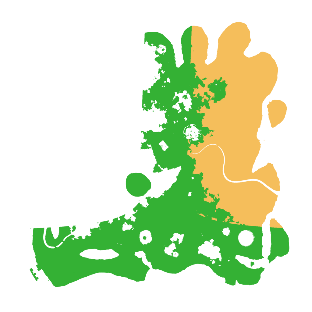 Biome Rust Map: Procedural Map, Size: 3500, Seed: 1280878314