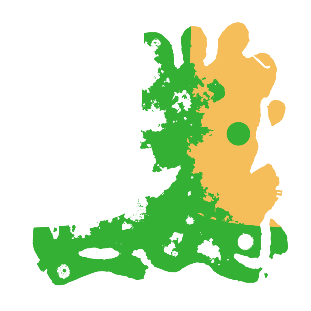 Biome Rust Map: Procedural Map, Size: 3500, Seed: 1280878314