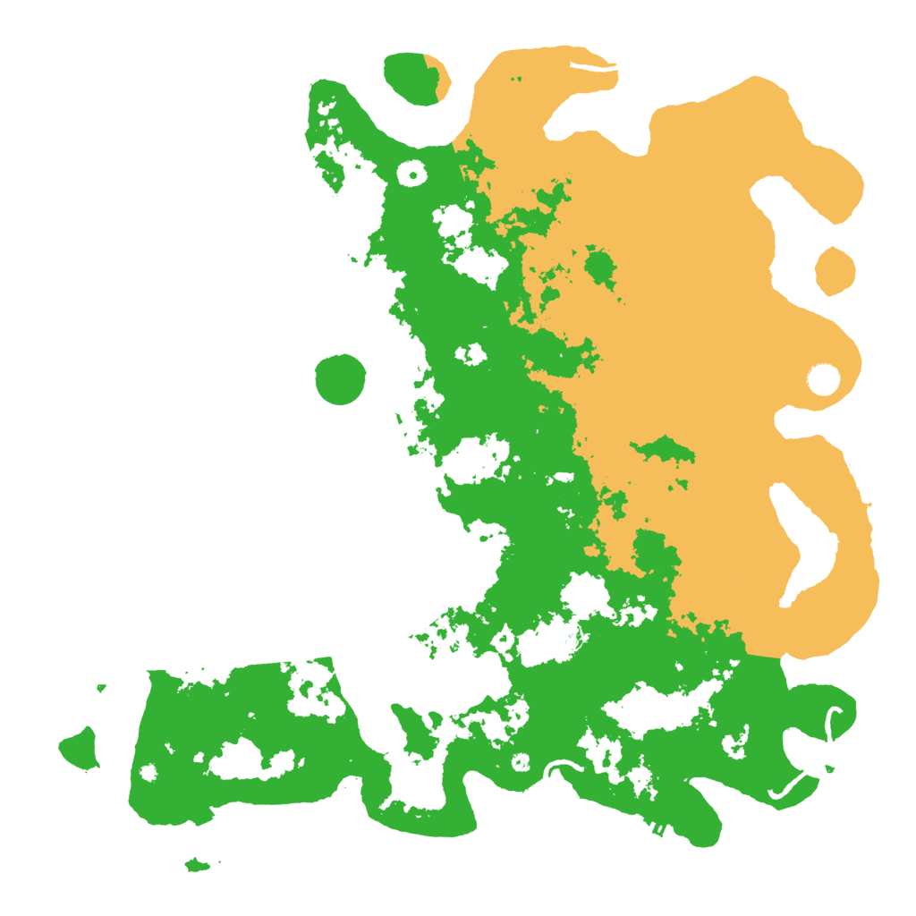 Biome Rust Map: Procedural Map, Size: 5000, Seed: 78409243