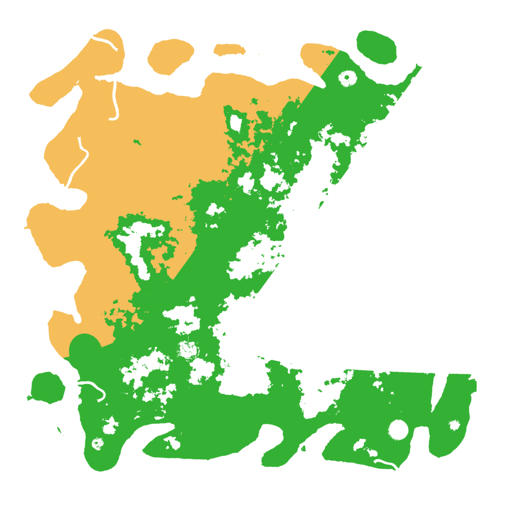 Biome Rust Map: Procedural Map, Size: 4500, Seed: 2024040718