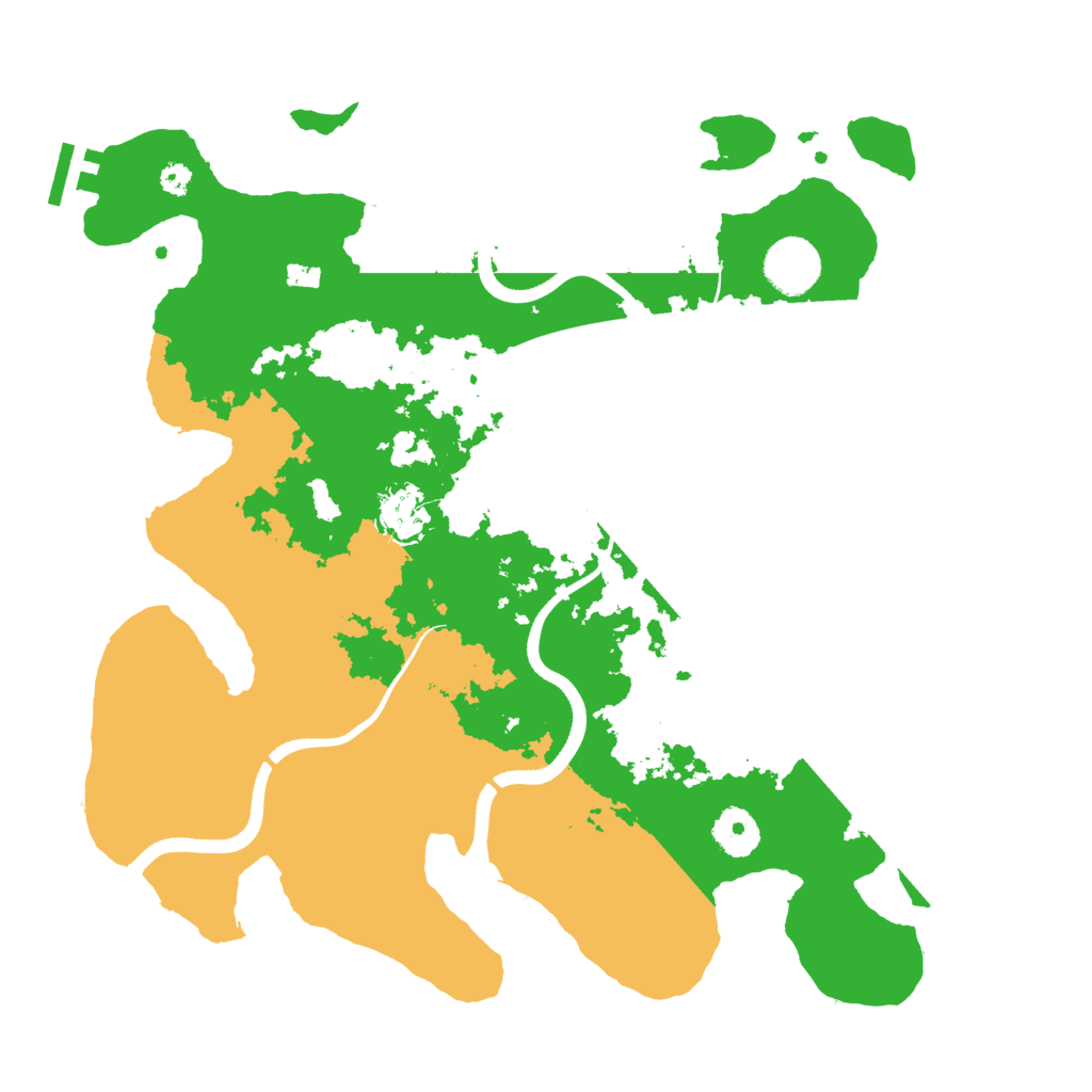 Biome Rust Map: Procedural Map, Size: 3500, Seed: 77617691