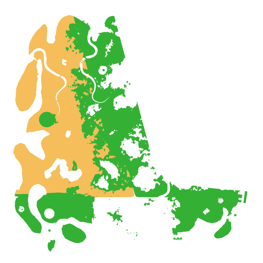 Biome Rust Map: Procedural Map, Size: 4500, Seed: 1878593378