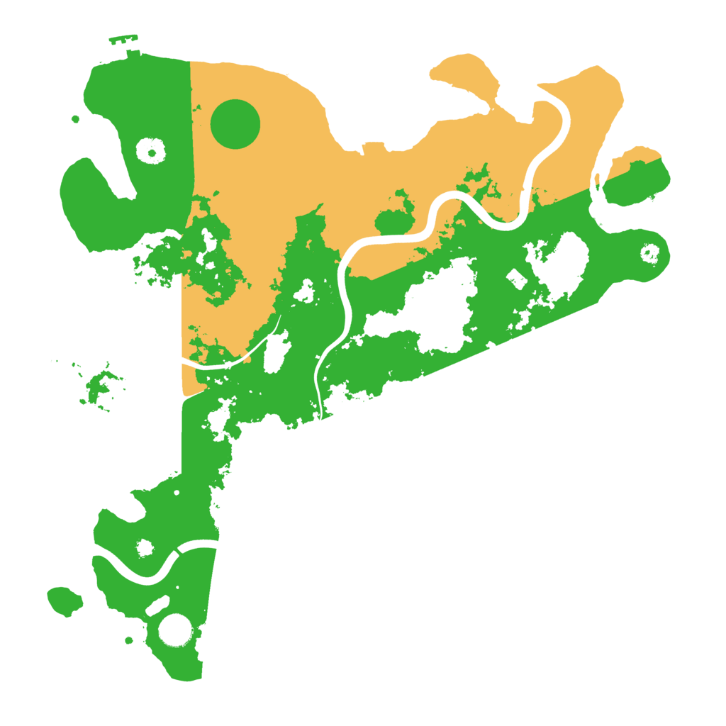 Biome Rust Map: Procedural Map, Size: 3850, Seed: 14919398