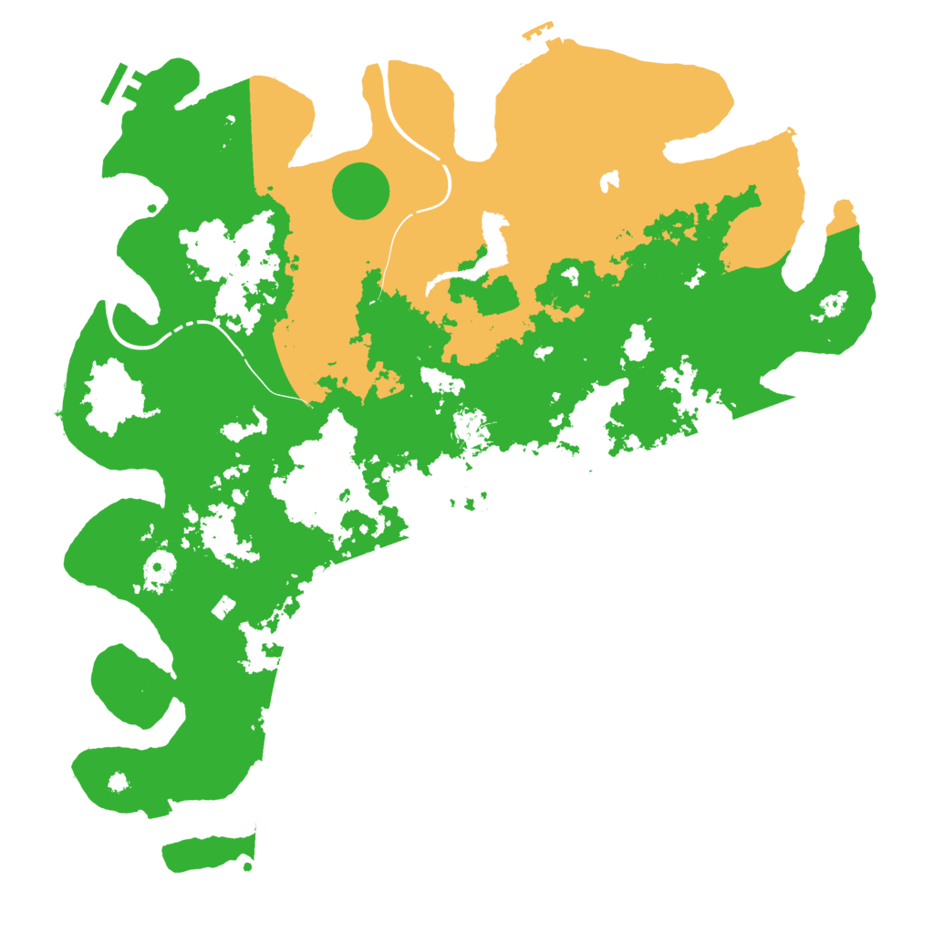 Biome Rust Map: Procedural Map, Size: 4300, Seed: 2501399