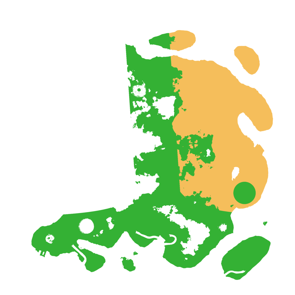 Biome Rust Map: Procedural Map, Size: 3500, Seed: 738232968