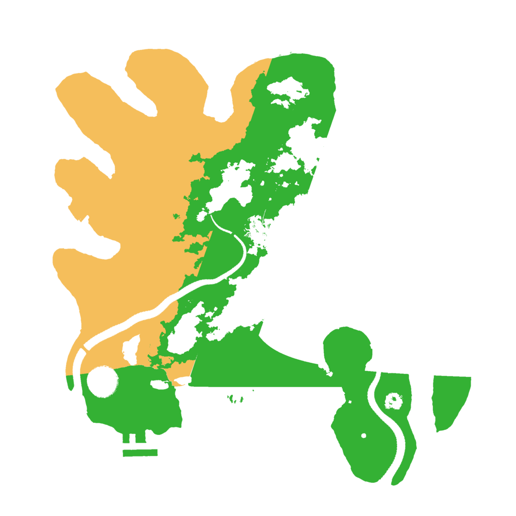 Biome Rust Map: Procedural Map, Size: 3000, Seed: 925348284