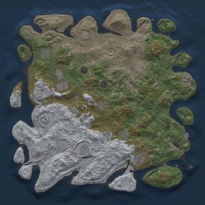 Thumbnail Rust Map: Procedural Map, Size: 4500, Seed: 1874284279, 18 Monuments