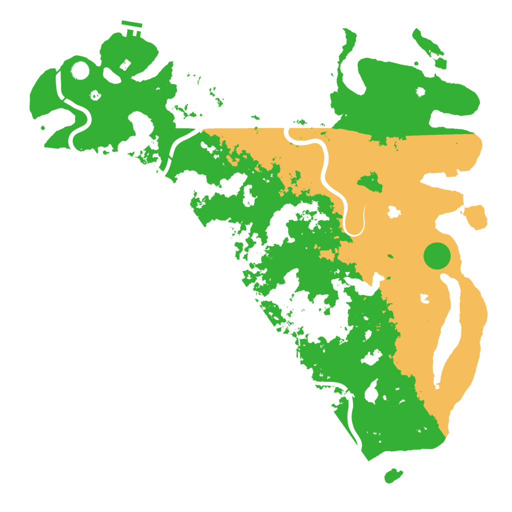 Biome Rust Map: Procedural Map, Size: 5000, Seed: 1652014992