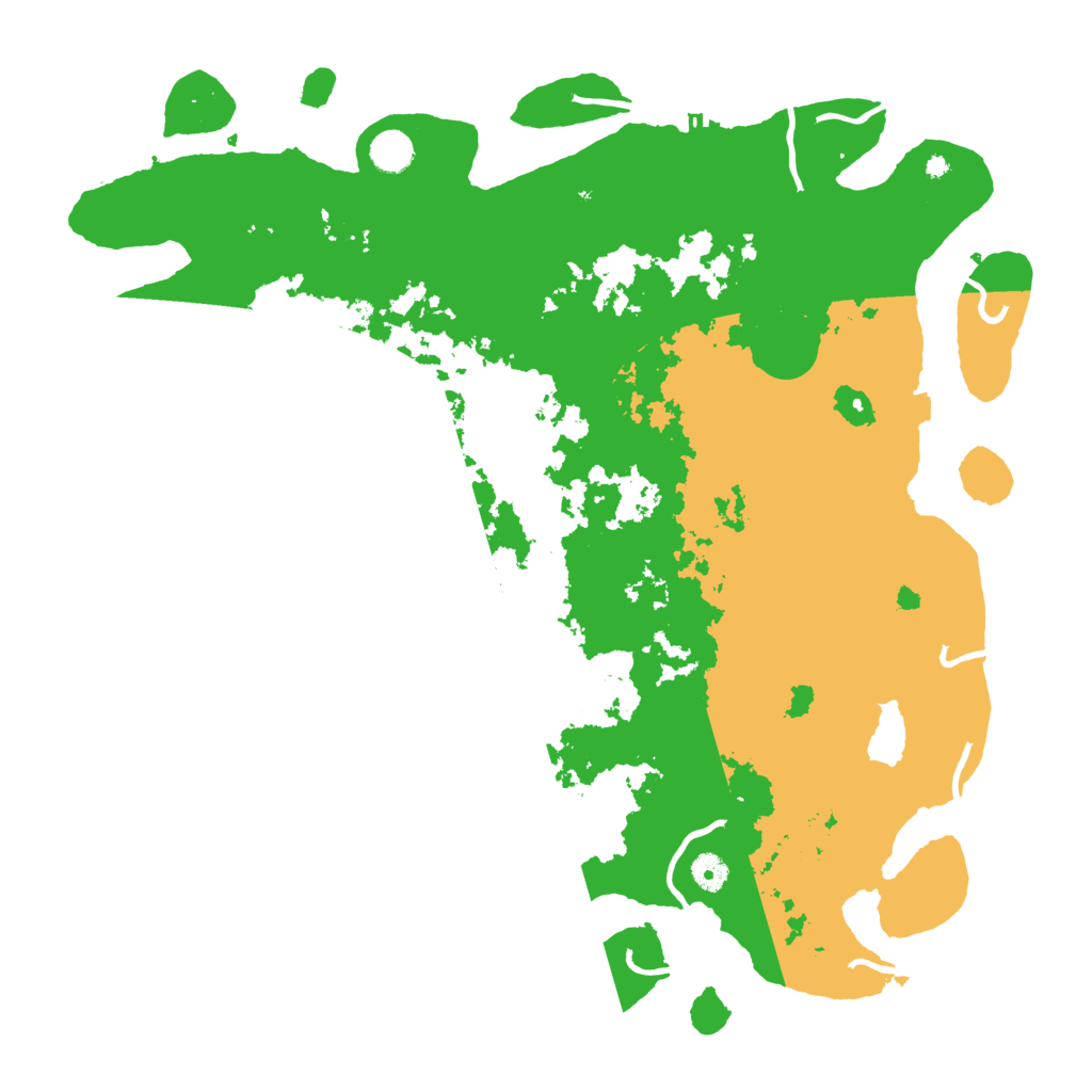 Biome Rust Map: Procedural Map, Size: 4500, Seed: 41685529