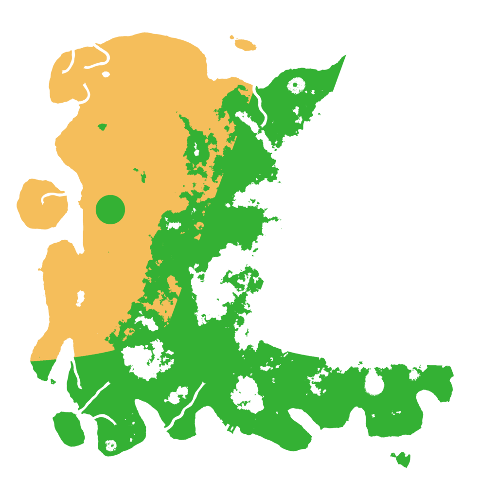 Biome Rust Map: Procedural Map, Size: 4500, Seed: 1090077329