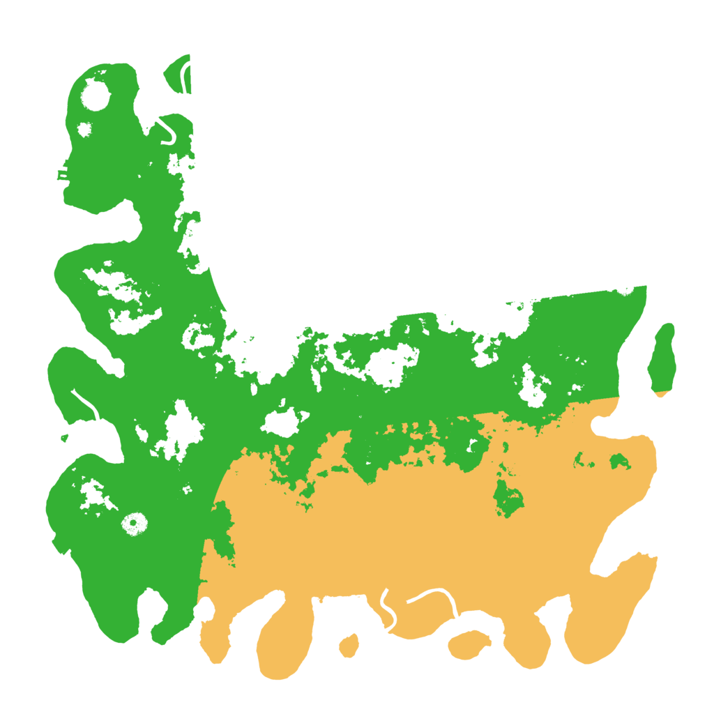 Biome Rust Map: Procedural Map, Size: 4500, Seed: 854687354