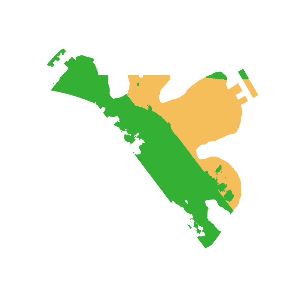 Biome Rust Map: Procedural Map, Size: 1990, Seed: 3242421