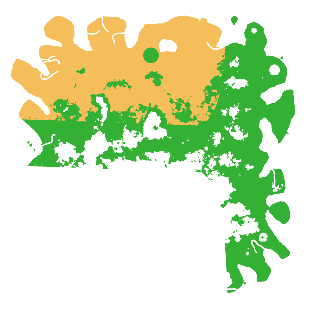Biome Rust Map: Procedural Map, Size: 5250, Seed: 4321