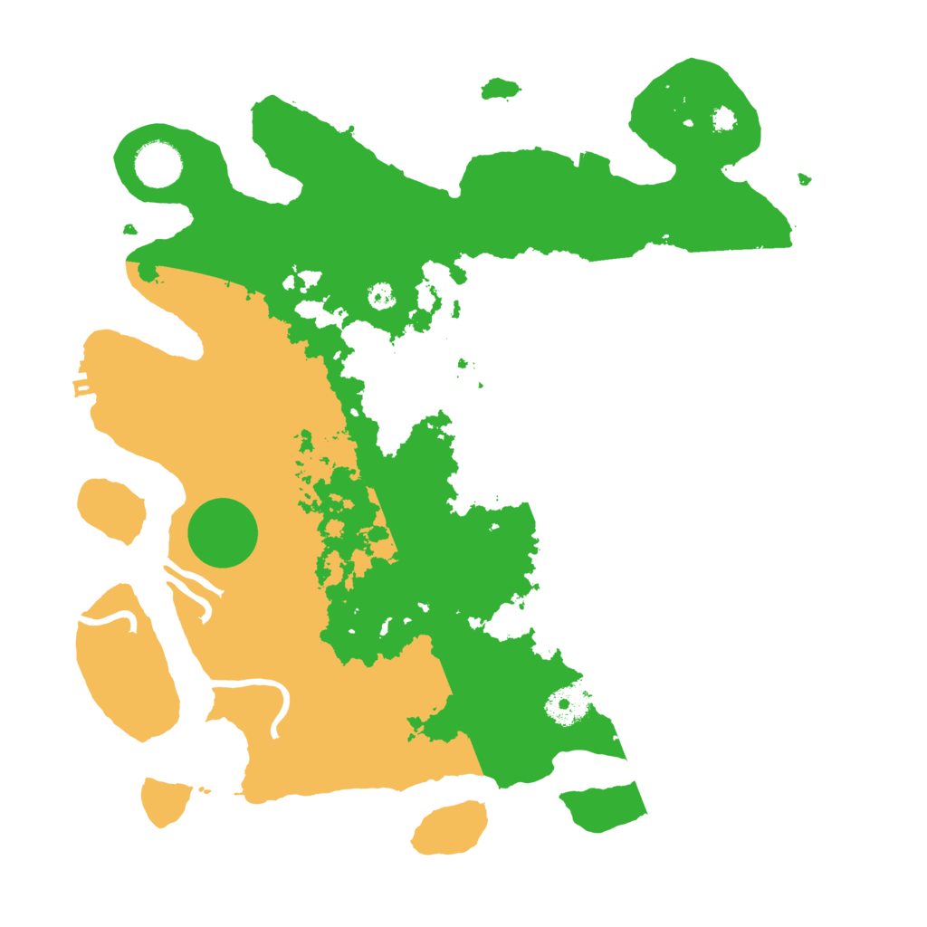 Biome Rust Map: Procedural Map, Size: 3500, Seed: 506546