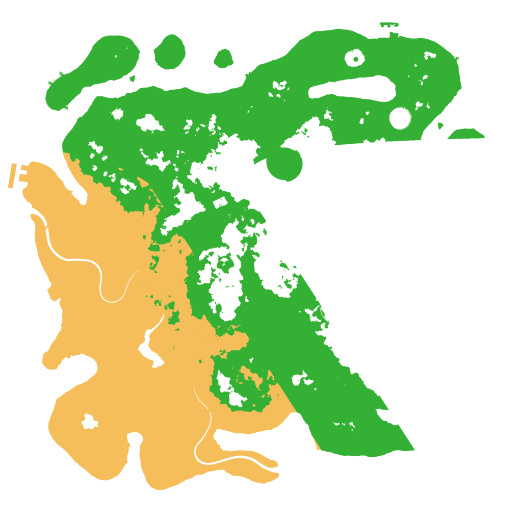 Biome Rust Map: Procedural Map, Size: 4250, Seed: 2020375487