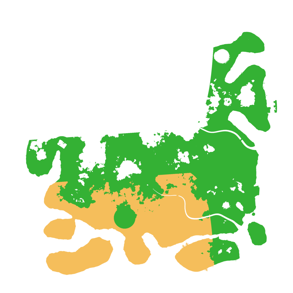 Biome Rust Map: Procedural Map, Size: 3600, Seed: 147851286