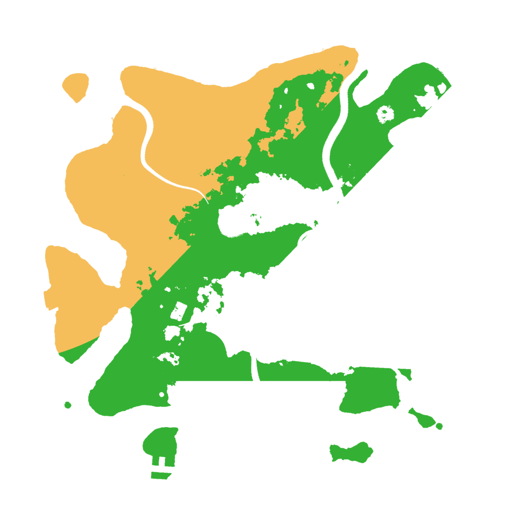Biome Rust Map: Procedural Map, Size: 3000, Seed: 4731