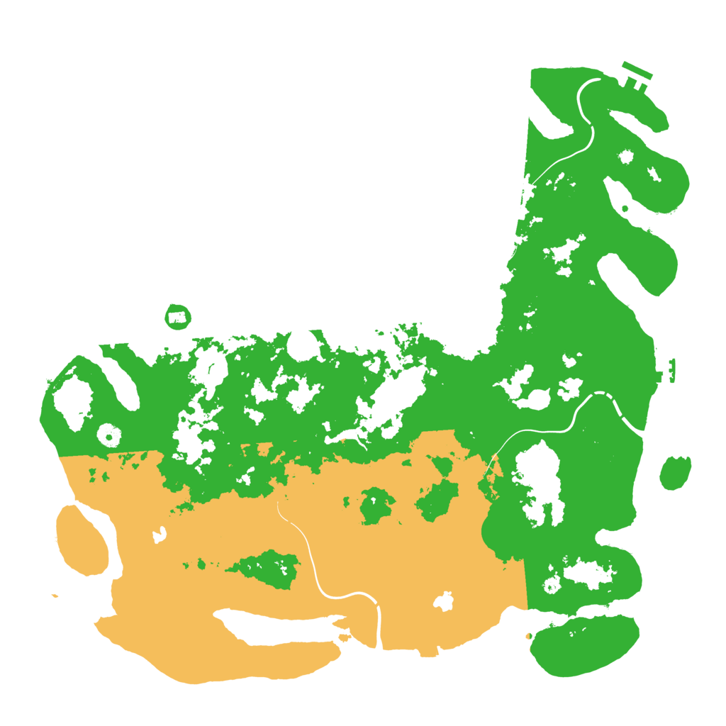 Biome Rust Map: Procedural Map, Size: 4600, Seed: 1402962363