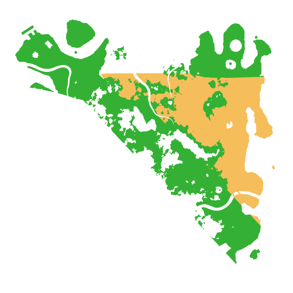 Biome Rust Map: Procedural Map, Size: 4300, Seed: 1789299913