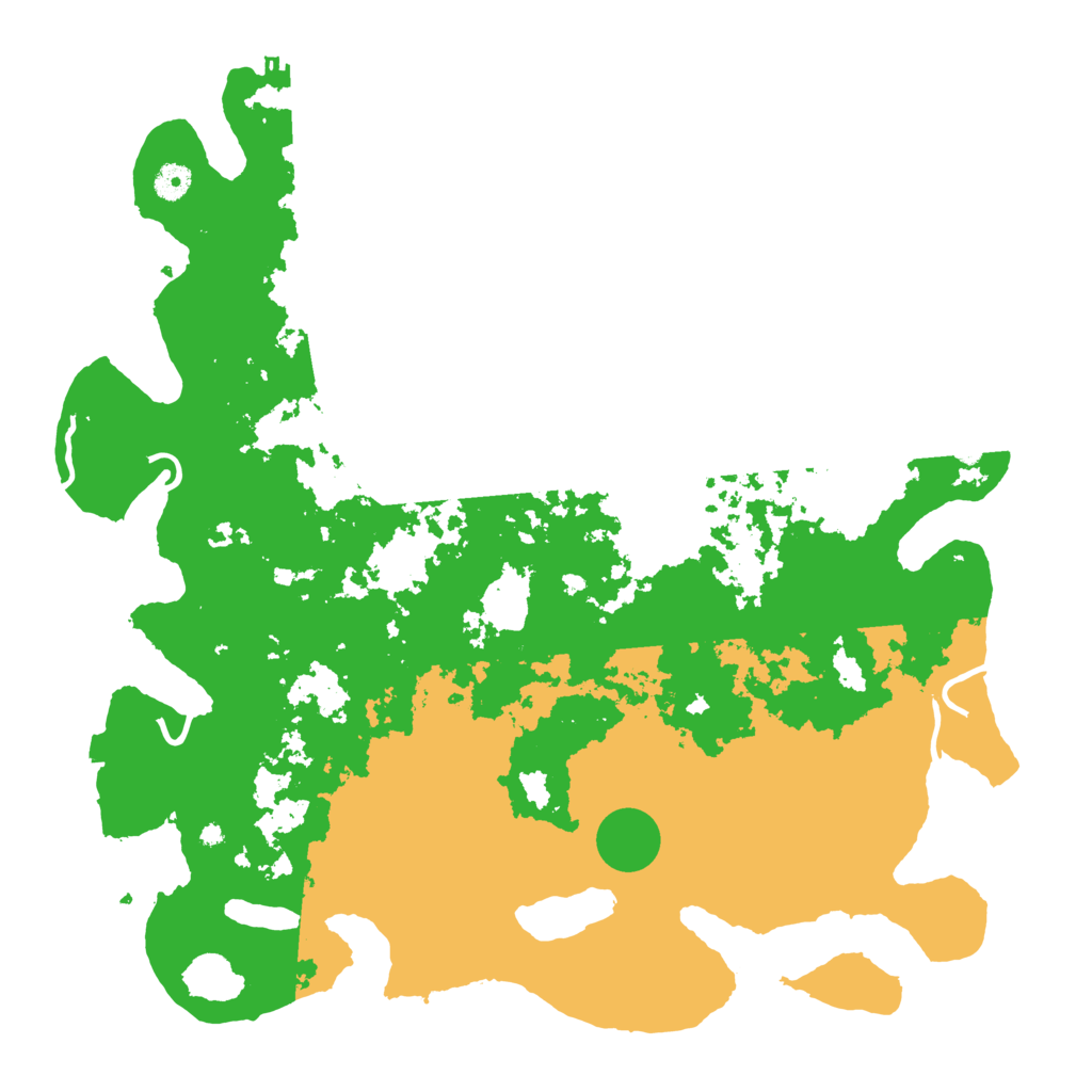 Biome Rust Map: Procedural Map, Size: 4500, Seed: 853845345