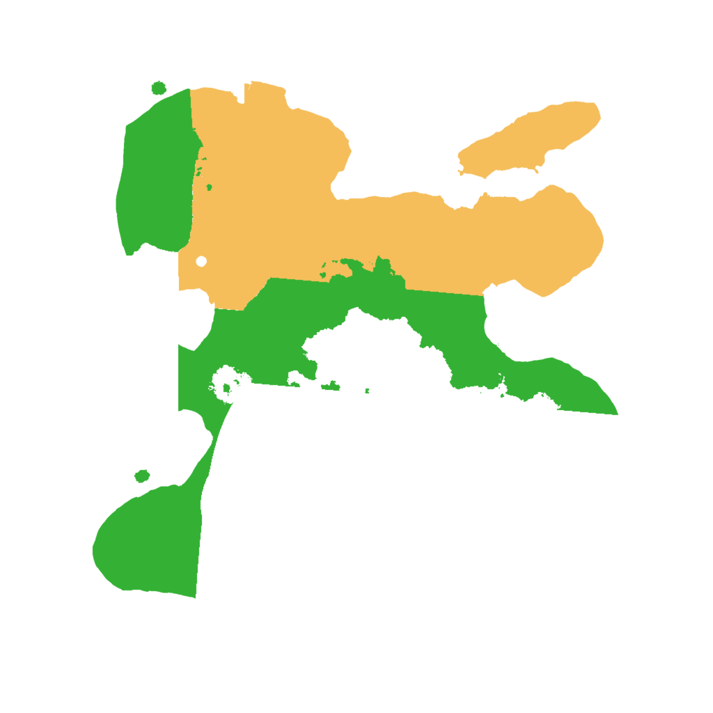 Biome Rust Map: Procedural Map, Size: 2000, Seed: 2027554816