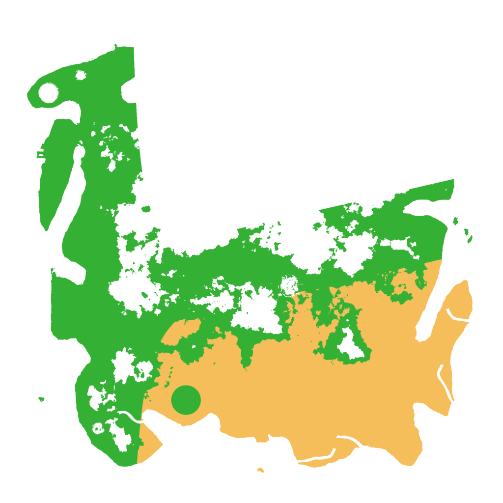Biome Rust Map: Procedural Map, Size: 4500, Seed: 434