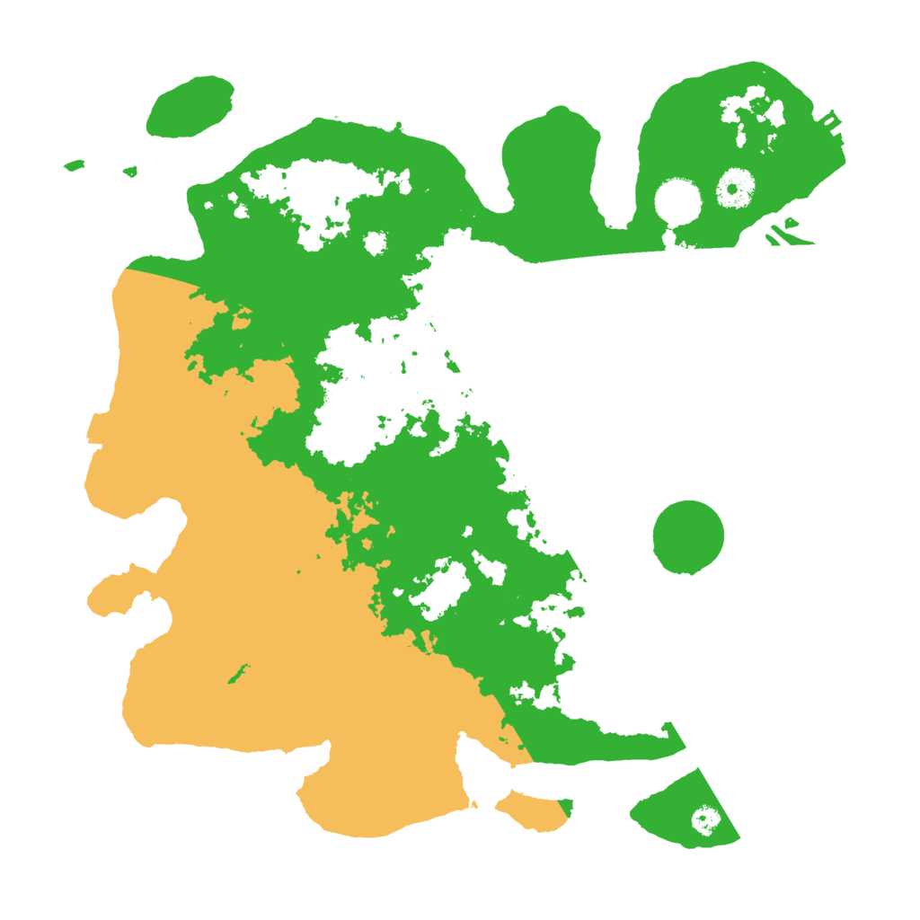 Biome Rust Map: Procedural Map, Size: 3500, Seed: 910038477