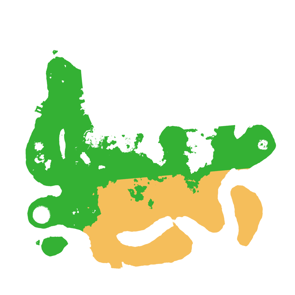 Biome Rust Map: Procedural Map, Size: 3000, Seed: 29652