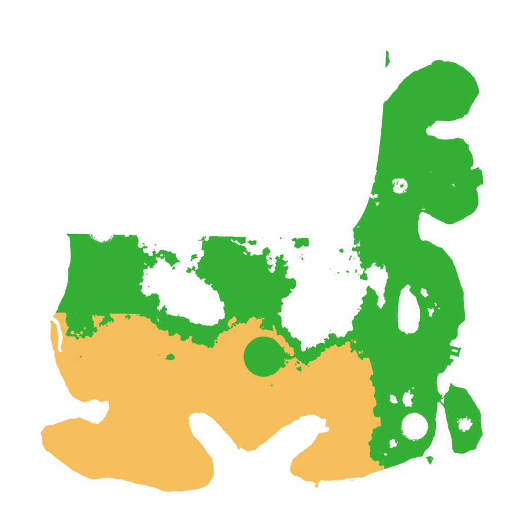 Biome Rust Map: Procedural Map, Size: 3500, Seed: 688654273