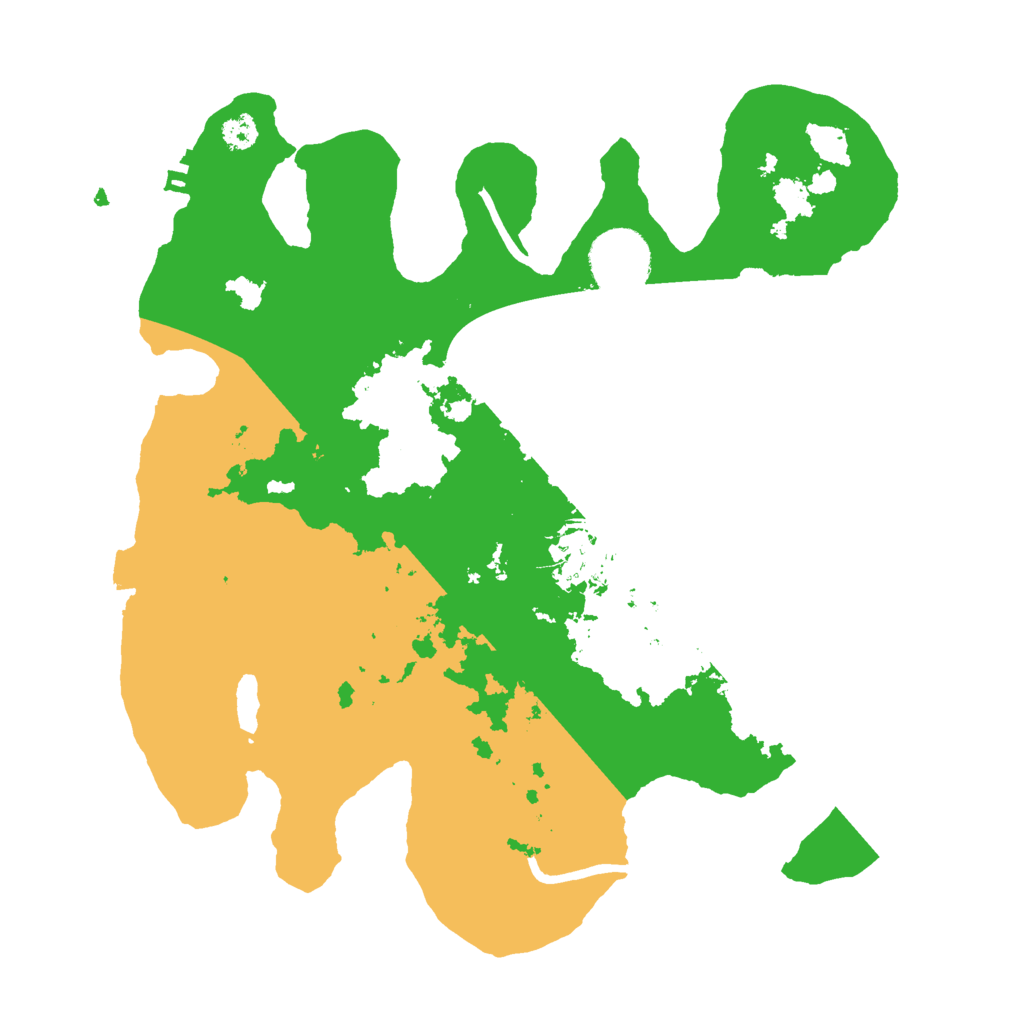 Biome Rust Map: Procedural Map, Size: 3000, Seed: 614561431