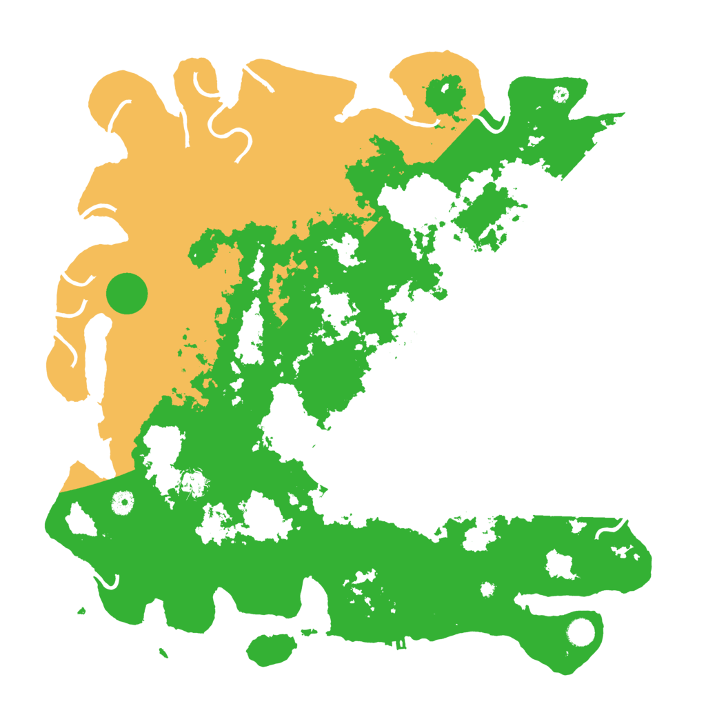 Biome Rust Map: Procedural Map, Size: 4500, Seed: 1232227