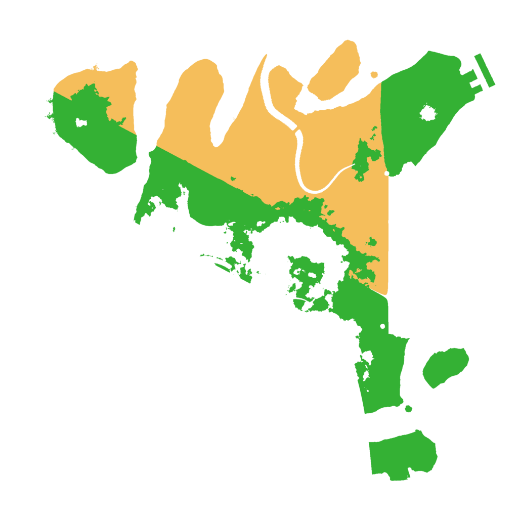 Biome Rust Map: Procedural Map, Size: 3000, Seed: 15051